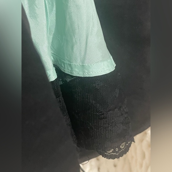 Anthropologie Odille Black Multi-layered Skater Mini Skirt sz 4 - Picture 6 of 8